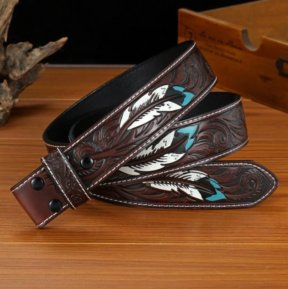 Texas Longhorn Western Belt