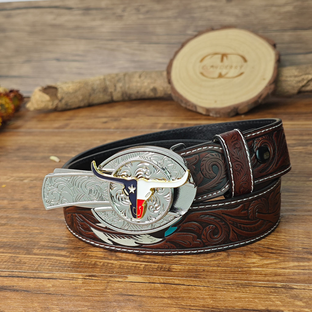 Texas Longhorn Western Belt