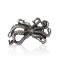 Antique Silver Octopus Belt Buckle for Men and Women
