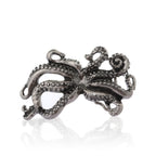 Antique Silver Octopus Belt Buckle for Men and Women