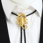 Scorpion Bolo Tie Western Zodiac Statement Necklace for Men and Women