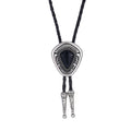 Stone Bolo Tie Native American Style Western Necklace