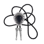 Stone Bolo Tie Native American Style Western Necklace
