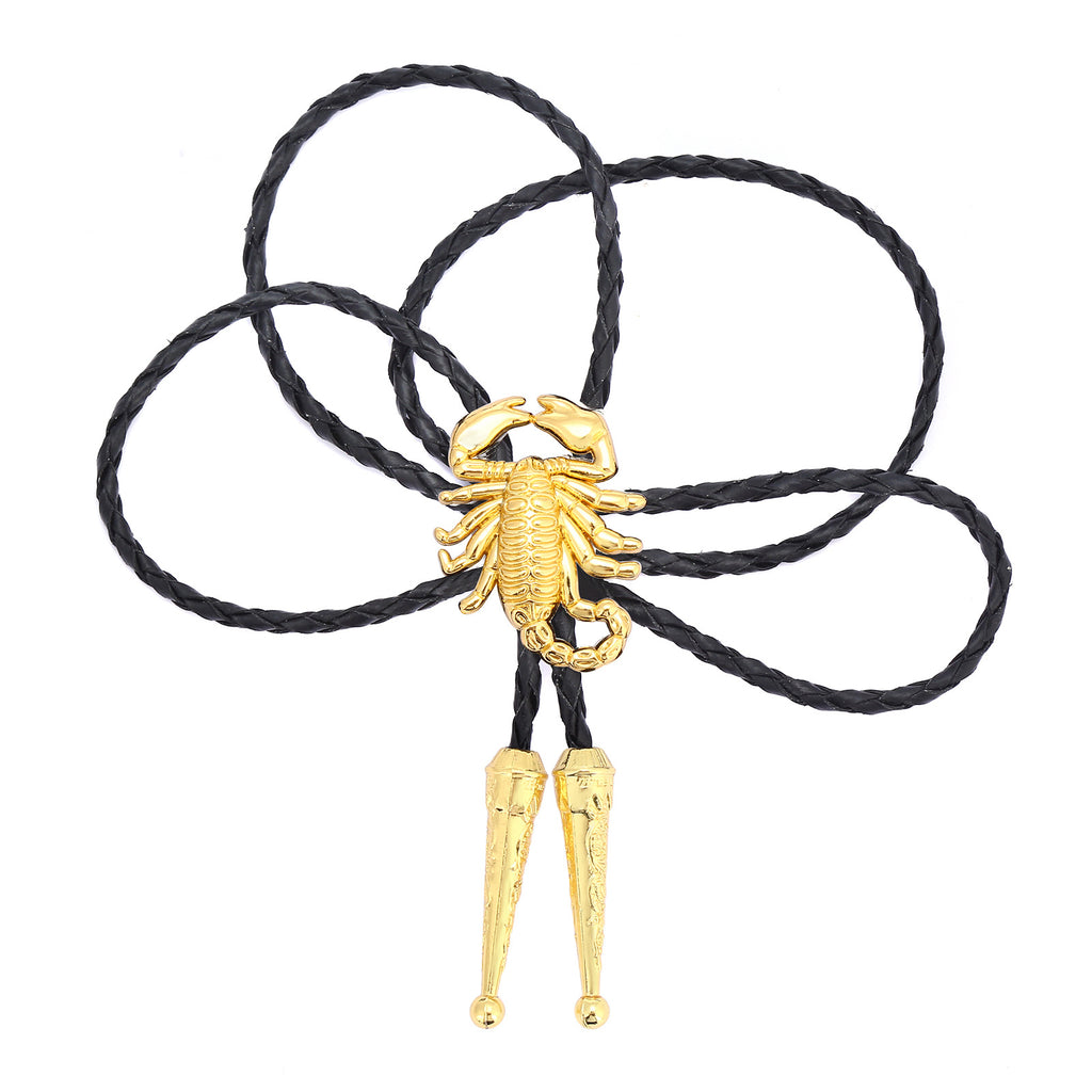 Scorpion Bolo Tie Western Zodiac Statement Necklace for Men and Women