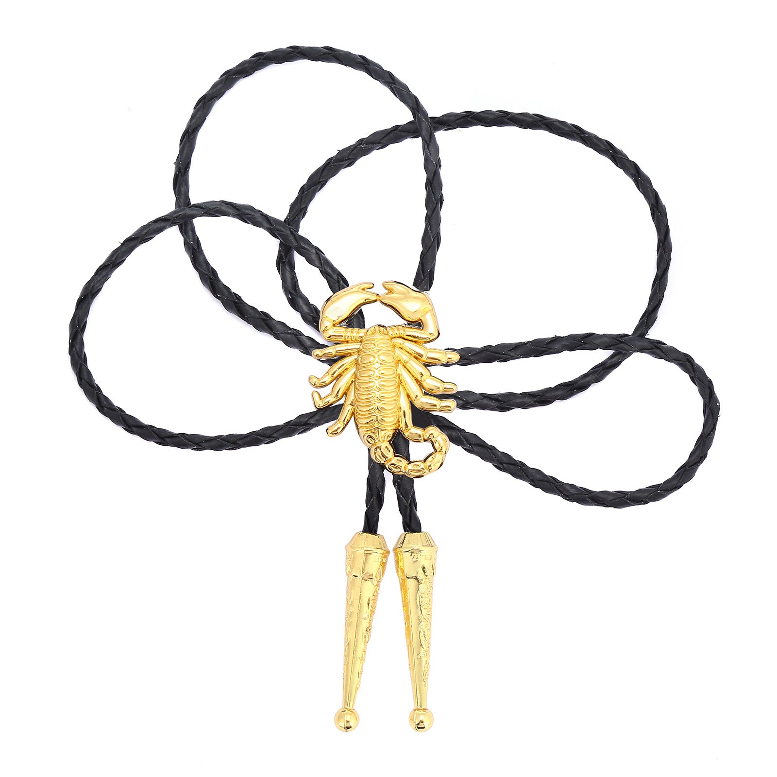 Scorpion Bolo Tie Western Zodiac Statement Necklace for Men and Women