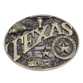 TEXAS Longhorn Pangolin Brown Western Belt Buckle