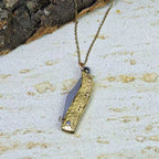 Western Leather Belt Peanut Necklace and Sunflower Ring Set