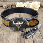 Cool Belt Buckle With Cowboy Country Utility Belt