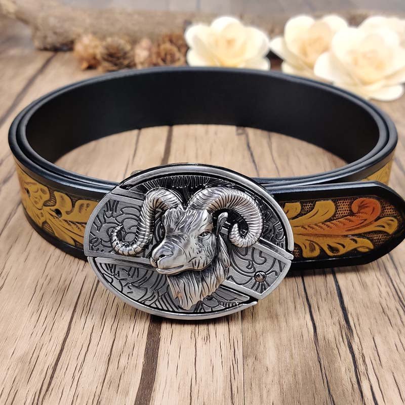 Cool Belt Buckle With Cowboy Country Utility Belt