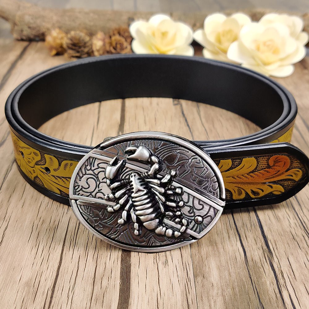 Cool Belt Buckle With Cowboy Country Utility Belt