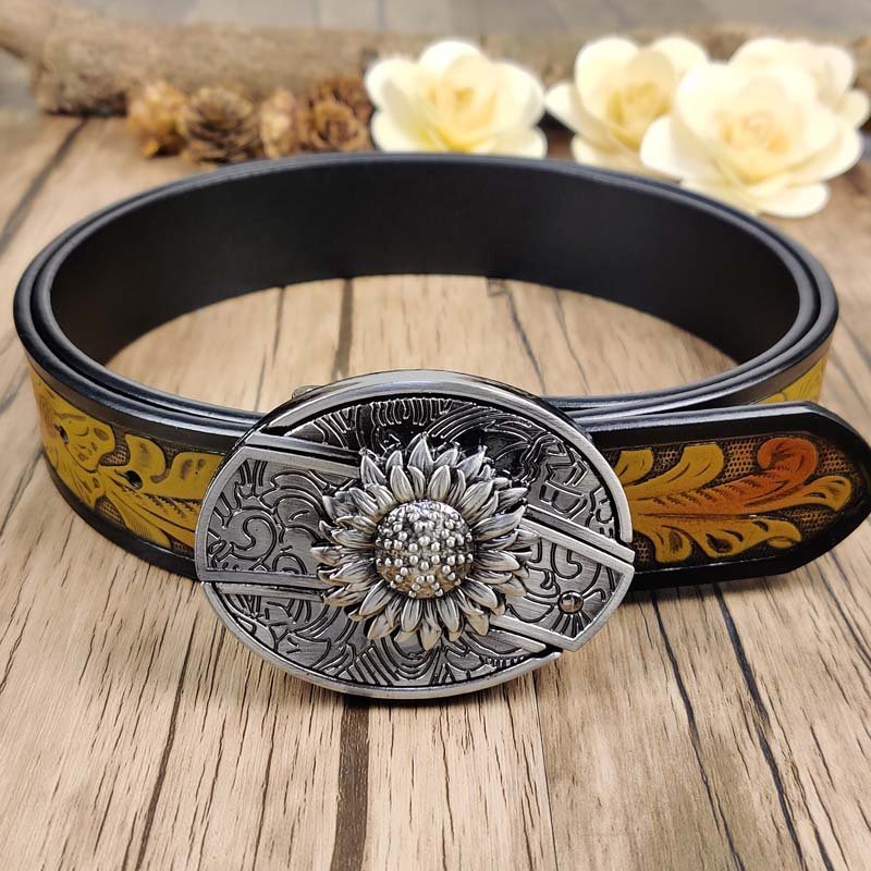 Cool Belt Buckle With Cowboy Country Utility Belt