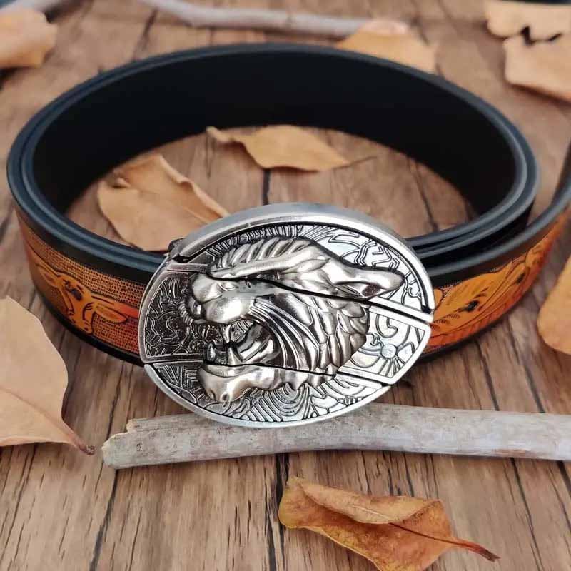 Cool Belt Buckle With Cowboy Country Utility Belt