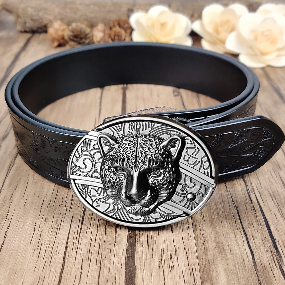 Cool Belt Buckle With Western Black Country Utility Belt