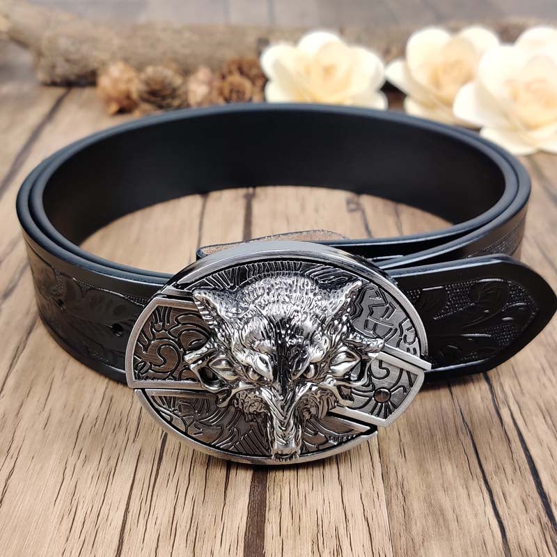Cool Belt Buckle With Western Black Country Utility Belt