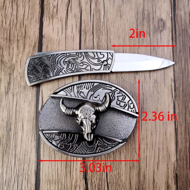 Cool Belt Buckle With Cowboy Country Utility Belt