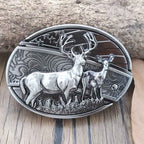 Western Deer Belt Buckle for Cowboys and Cowgirls