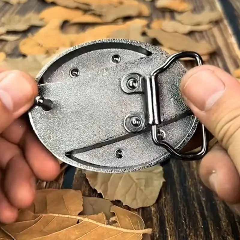 Western Deer Belt Buckle for Cowboys and Cowgirls