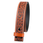 Western Leather Belt Peanut Necklace and Sunflower Ring Set
